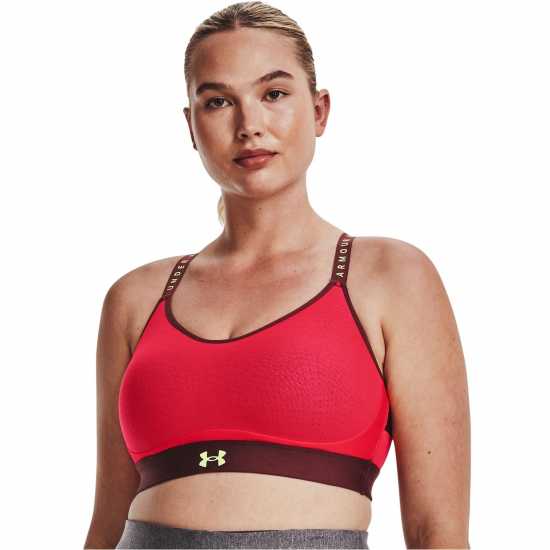 Under Armour Infinity Low Sports Bra RadioRed Спортни сутиени