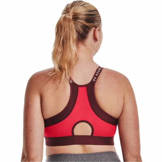 Under Armour Infinity Low Sports Bra RadioRed Спортни сутиени