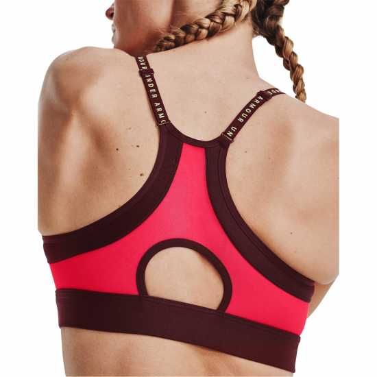 Under Armour Infinity Low Sports Bra RadioRed Спортни сутиени