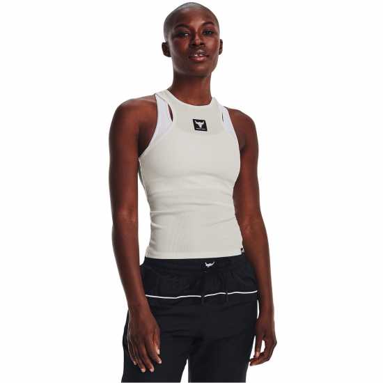 Under Armour Project Rock Rib Tank Womens  Дамски потници