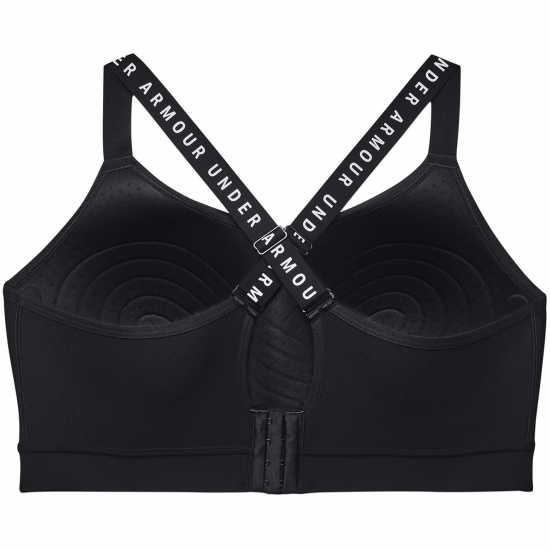 Under Armour Armour Ua Infinity Mid Covered& Medium Impact Sports Bra Womens Черно Спортни сутиени