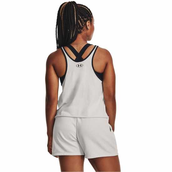 Under Armour Armour Pjt Rck Q3 Arena Tank Gym Vest Womens Бяла глина Атлетика