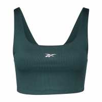 Reebok Ribbed Bralette Горско зелено Спортни сутиени