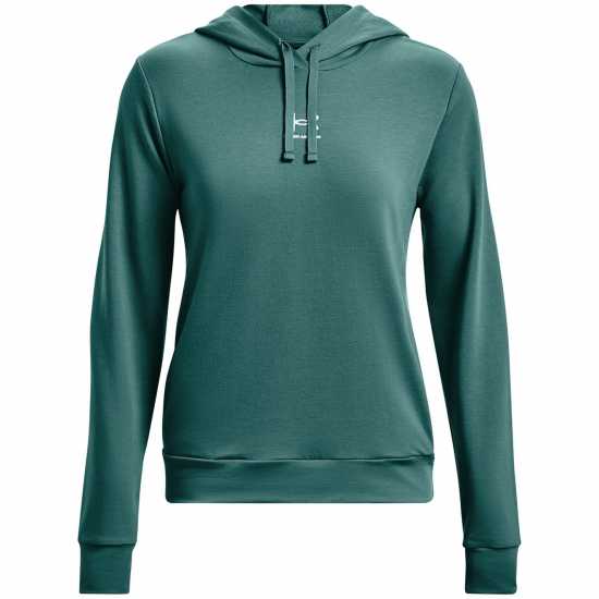 Under Armour Armour Rival Terry Oth Hoodie Womens Зелено Дамски суичъри и блузи с качулки