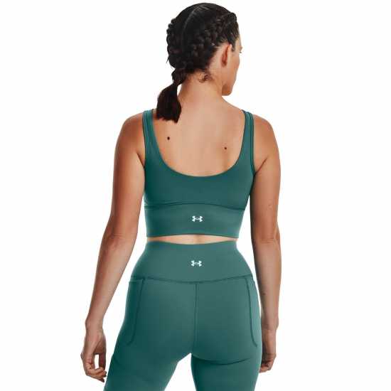 Under Armour Meridian Fitted Crop Tank Womens Зелено Атлетика