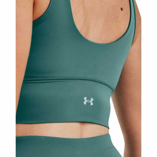 Under Armour Meridian Fitted Crop Tank Womens Зелено Атлетика