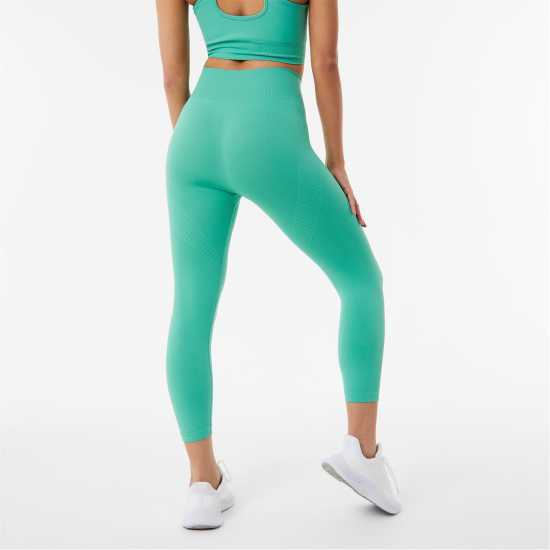 Usa Pro Seamless Capri Cropped Leggings dusky green Йога