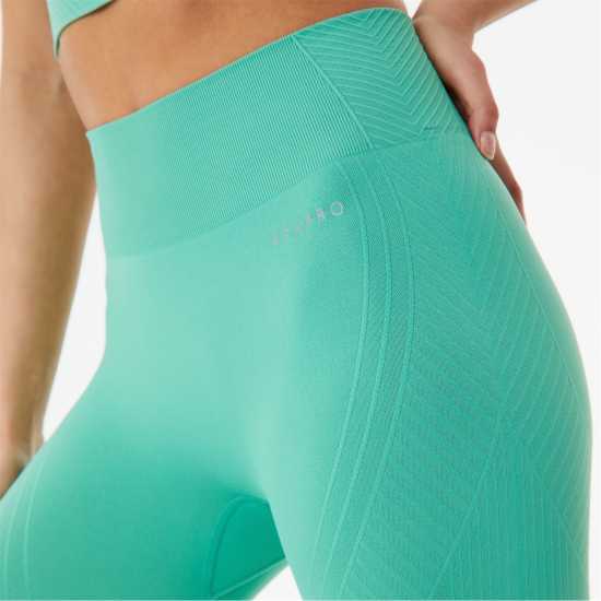 Usa Pro Seamless Capri Cropped Leggings dusky green Йога