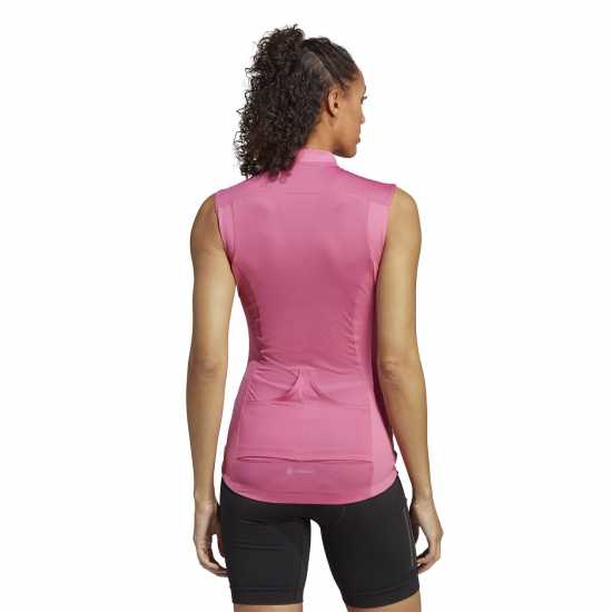 Adidas The Sleeveless Cycling Top Womens  Дамски горнища с цип