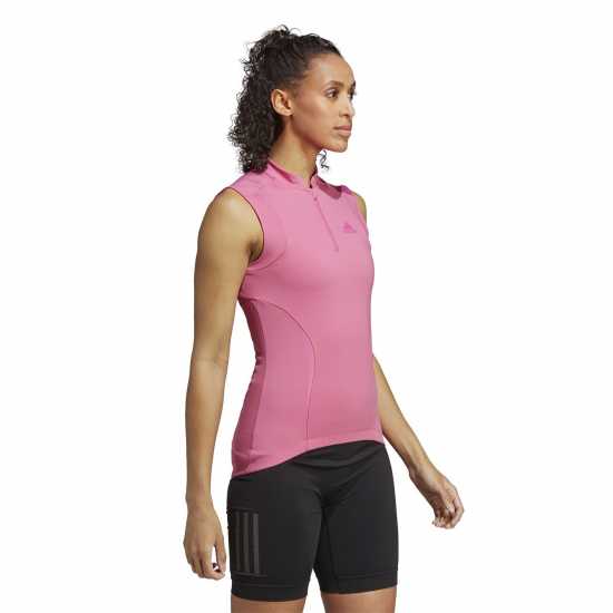 Adidas The Sleeveless Cycling Top Womens  Дамски горнища с цип