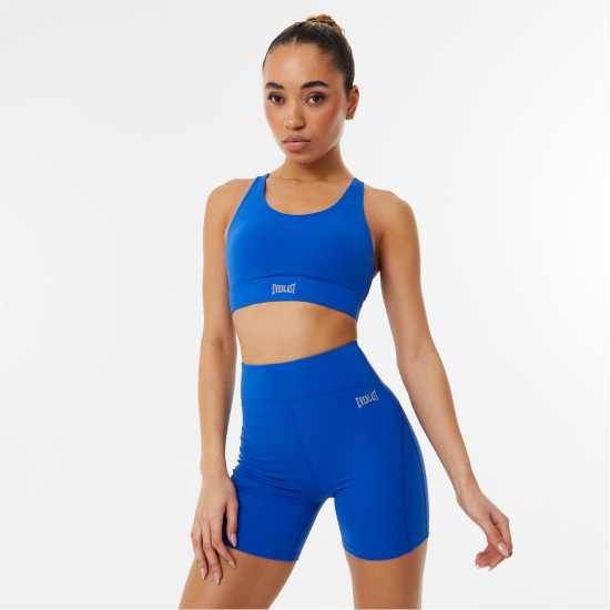 Everlast Medium Support Sports Bra Womens Кобалт Спортни сутиени