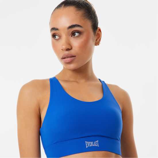 Everlast Medium Support Sports Bra Womens Кобалт Спортни сутиени