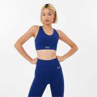 Everlast Medium Support Sports Bra Womens Синьо Спортни сутиени