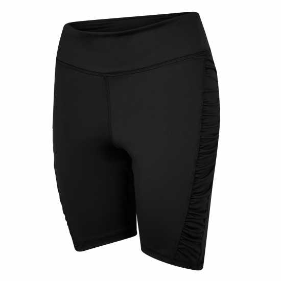 Reebok Дамски Шорти Studio Ruched High Rise Legging Shorts Womens Gym Short  Дамски клинове за фитнес