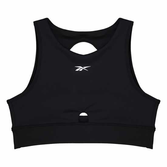 Reebok Studio Beyond The Sweat Crop Top Womens Medium Impact Sports Bra  Спортни сутиени