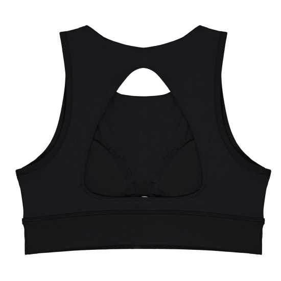 Reebok Studio Beyond The Sweat Crop Top Womens Medium Impact Sports Bra  Спортни сутиени