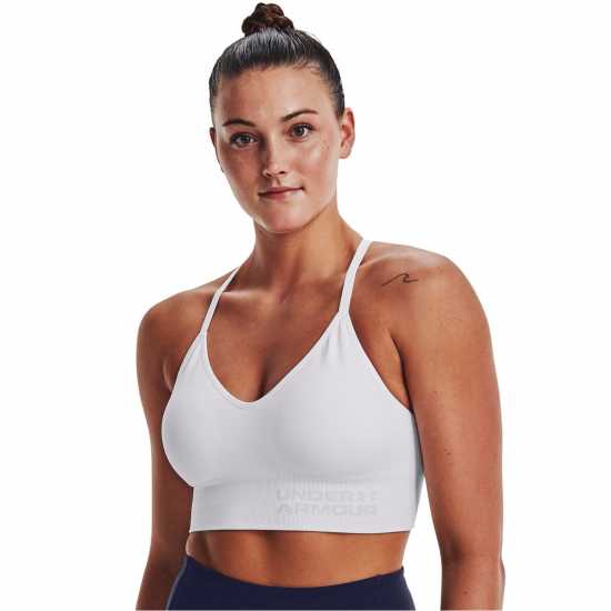 Under Armour Seamless Sports Bra Бяло 