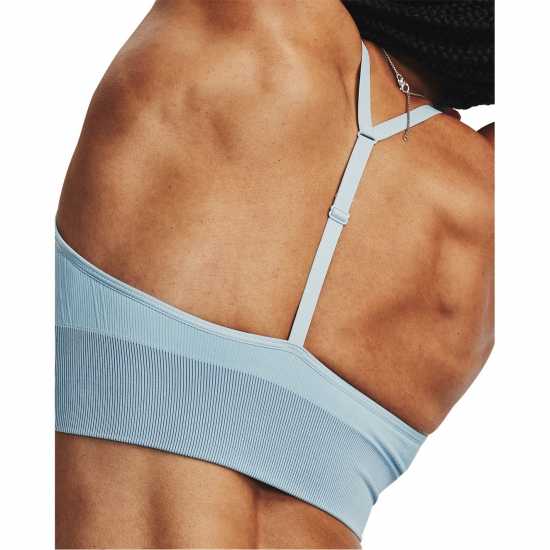 Under Armour Seamless Sports Bra Light Blue Спортни сутиени