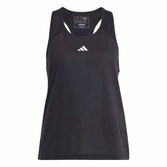 Adidas Дамски Потник Train Essentials Minimal Branding Racerback Tank Top Womens Черно Атлетика