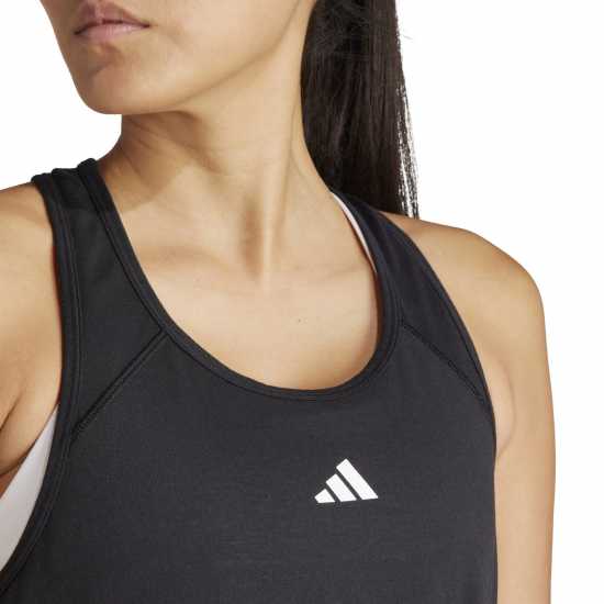 Adidas Дамски Потник Train Essentials Minimal Branding Racerback Tank Top Womens Черно Атлетика