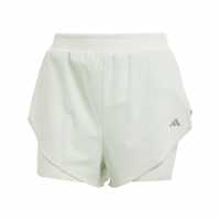 Adidas Дамски Шорти Designed For Training Hiit 2-In-1 Shorts Womens Линена зелена Атлетика