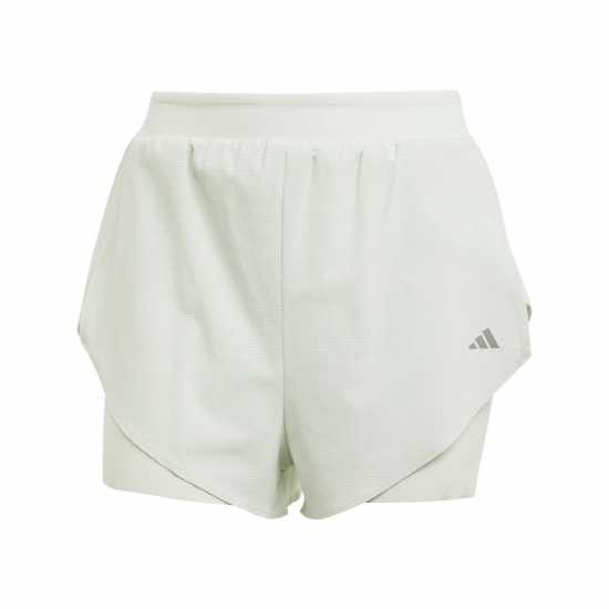 Adidas Дамски Шорти Designed For Training Hiit 2-In-1 Shorts Womens Линена зелена Атлетика