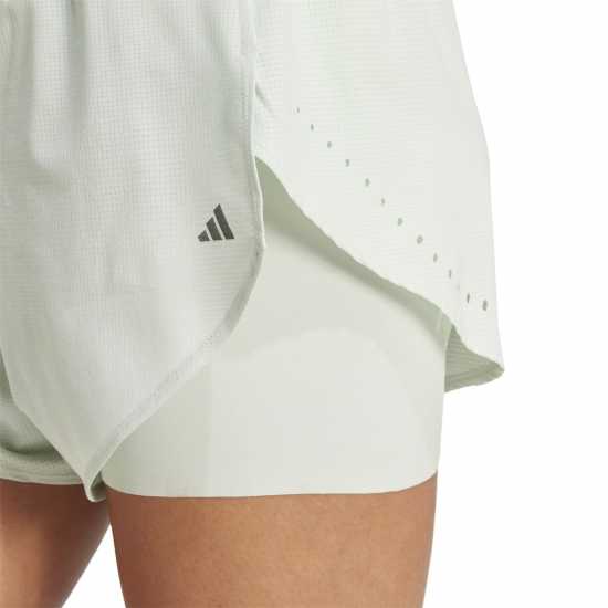 Adidas Дамски Шорти Designed For Training Hiit 2-In-1 Shorts Womens Линена зелена Атлетика