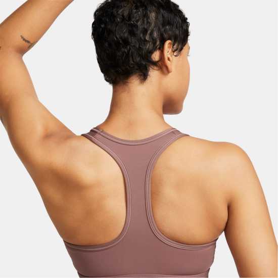 Nike Swoosh Medium Support Women's Padded Sports Bra Димно малиново Спортни сутиени