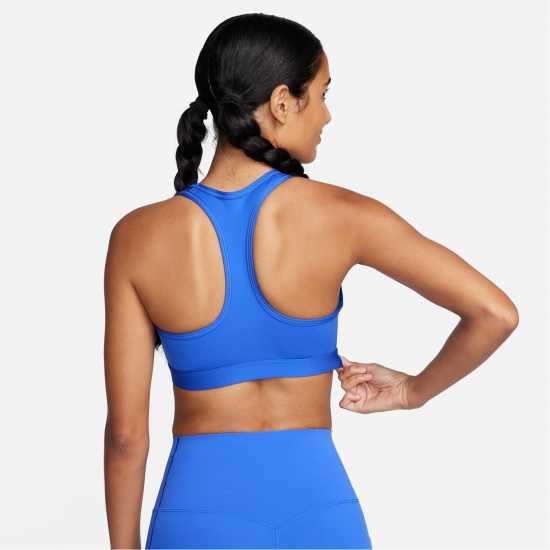 Nike Swoosh Medium Support Women's Padded Sports Bra Хипер Роял Спортни сутиени