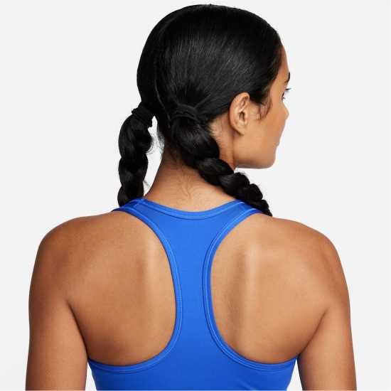 Nike Swoosh Medium Support Women's Padded Sports Bra Хипер Роял Спортни сутиени