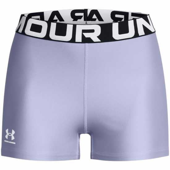 Under Armour Дамски Шорти Heatgear® Authentics 3 Inch Shorts Womens Целест Дамски къси панталони