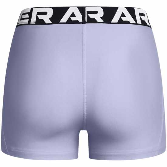 Under Armour Дамски Шорти Heatgear® Authentics 3 Inch Shorts Womens Целест Дамски къси панталони