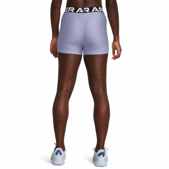 Under Armour Дамски Шорти Heatgear® Authentics 3 Inch Shorts Womens Целест Дамски къси панталони