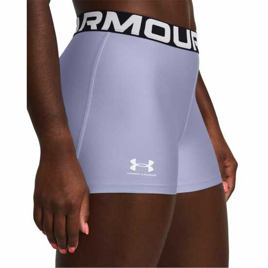 Under Armour Дамски Шорти Heatgear® Authentics 3 Inch Shorts Womens Целест Дамски къси панталони