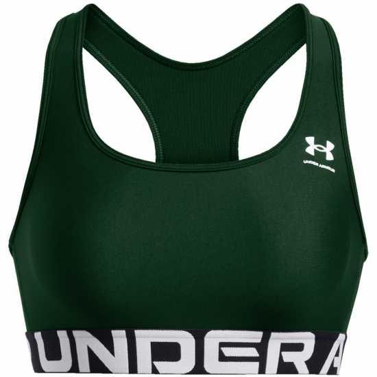 Under Armour Heatgear Authentics Medium Support Sports Bra Womens Горско зелено Спортни сутиени