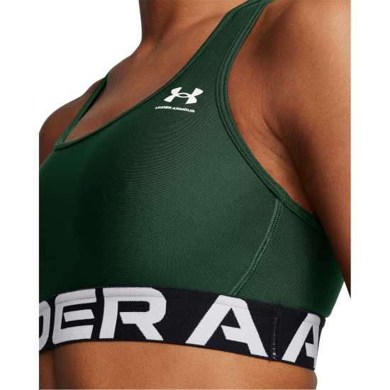 Under Armour Heatgear Authentics Medium Support Sports Bra Womens Горско зелено Спортни сутиени