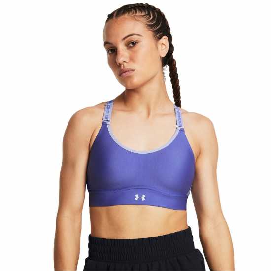 Under Armour Infinity Mid 2.0 Bra Звездна светлина Спортни сутиени