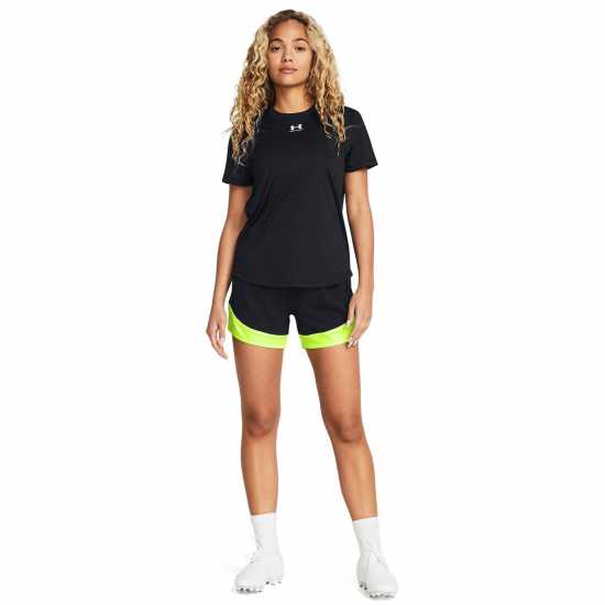 Under Armour Дамски Шорти Challenger Pro Shorts Womens Черно Дамски къси панталони