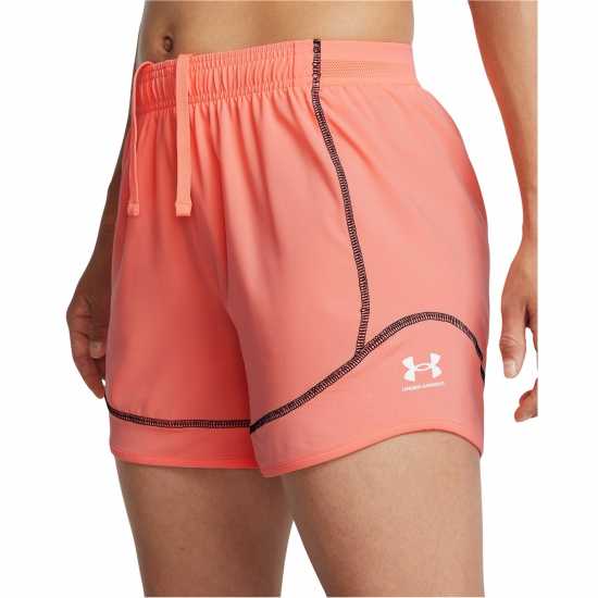 Under Armour Дамски Шорти Challenger Pro Shorts Womens Оранжево пламък Дамски къси панталони