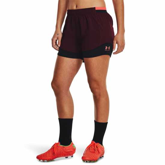 Under Armour Дамски Шорти Challenger Pro Shorts Womens Кафяво кафяво Дамски къси панталони