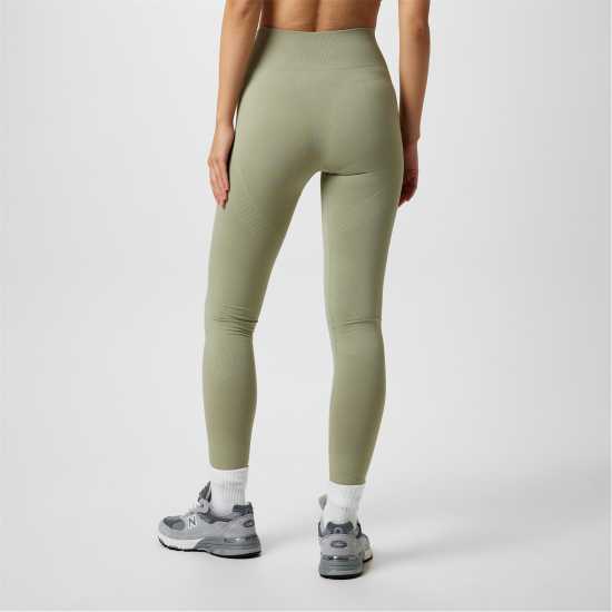 Usa Pro Безшевен Клин High Rise Seamless Leggings Чай Дамски клинове за фитнес