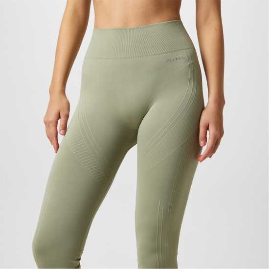 Usa Pro Безшевен Клин High Rise Seamless Leggings Чай Дамски клинове за фитнес