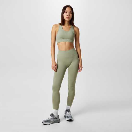 Usa Pro Безшевен Клин High Rise Seamless Leggings Чай Дамски клинове за фитнес