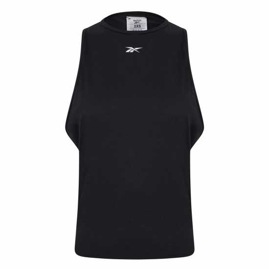 Reebok Дамски Потник Yoga Long Tank Top Womens Gym Vest Черно Атлетика