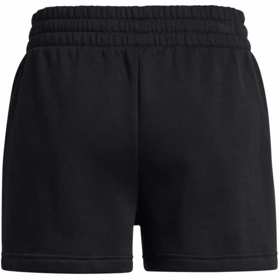 Under Armour Fleece Short Черно/бяло Дамски клинове за фитнес