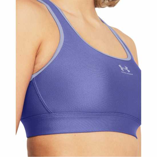 Under Armour Heatgear Mid Padless Стрлт / Цел Спортни сутиени