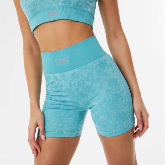 Дамски Шорти Everlast Seamless Shorts Womens Аква Каму Дамски клинове за фитнес