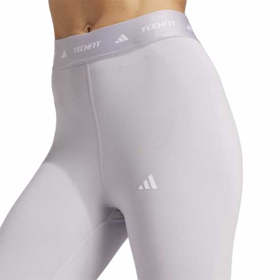 Adidas Techfit 3-Stripes 7/8 Leggings Сиво/Бяло 