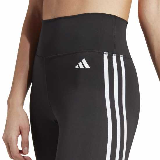 Adidas Techfit 3-Stripes 7/8 Leggings Черно/Бяло Дамски клинове за фитнес