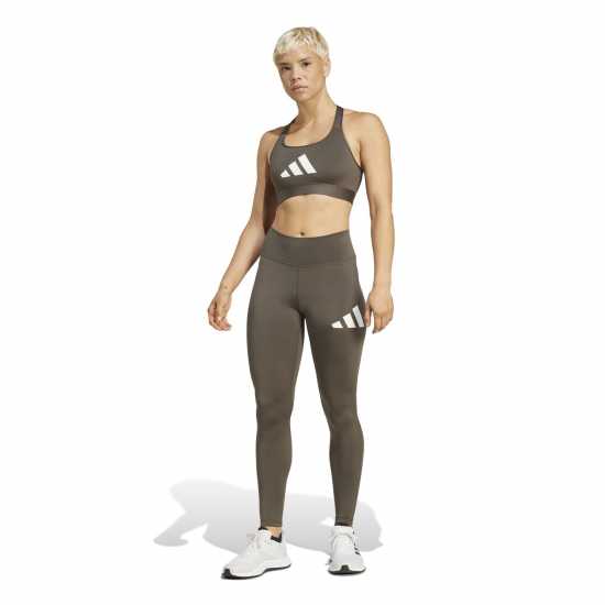 Adidas Training Essentials Big Logo Leggings Womens Сянка Олива 